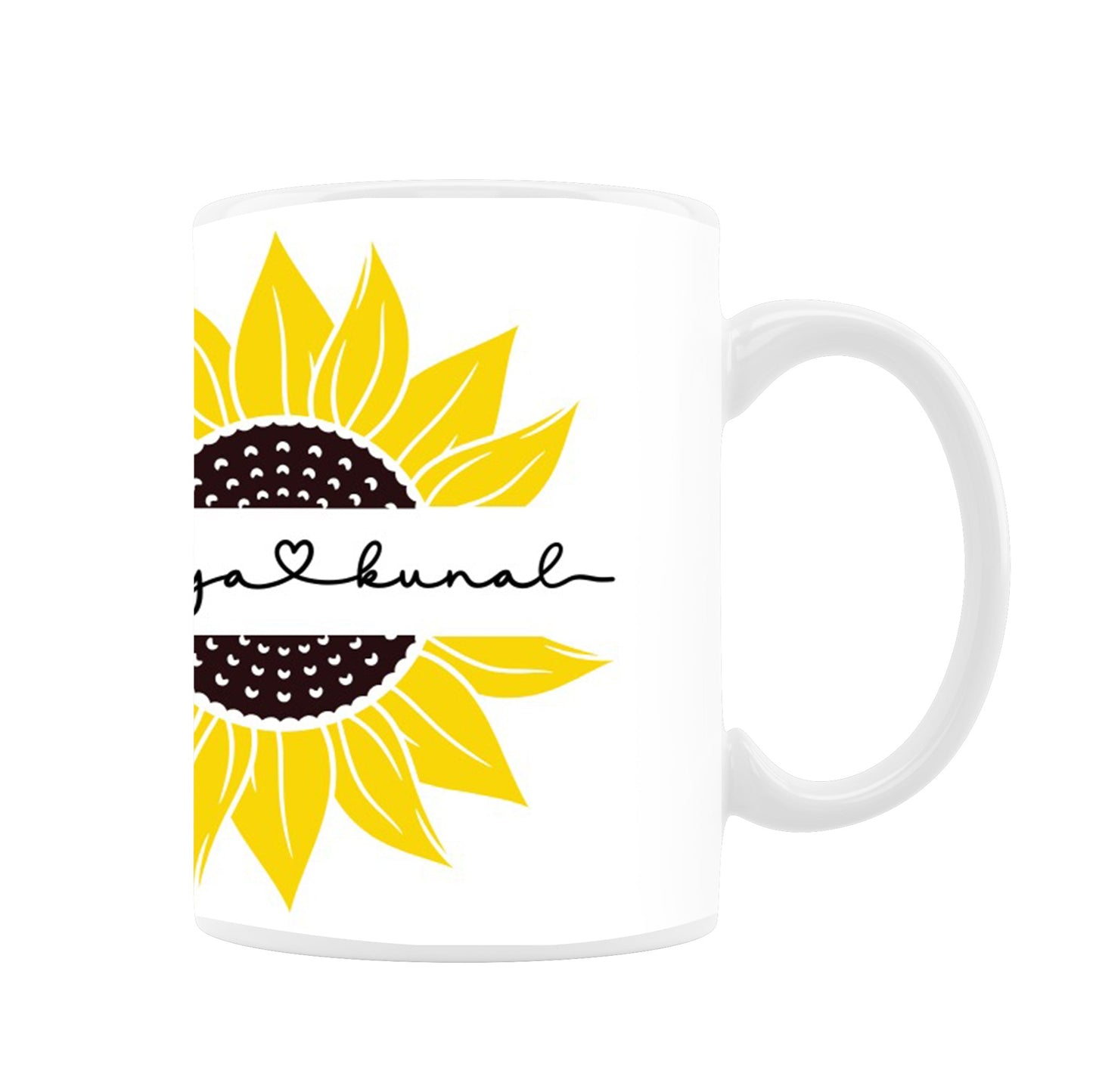 Sunflower Love Mug - Personalized for You