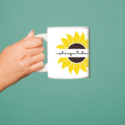 Sunflower Love Mug - Personalized for You