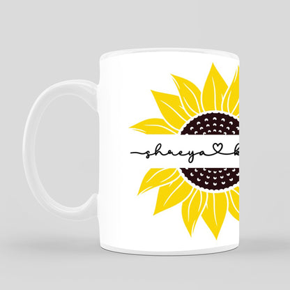 Sunflower Love Mug - Personalized for You