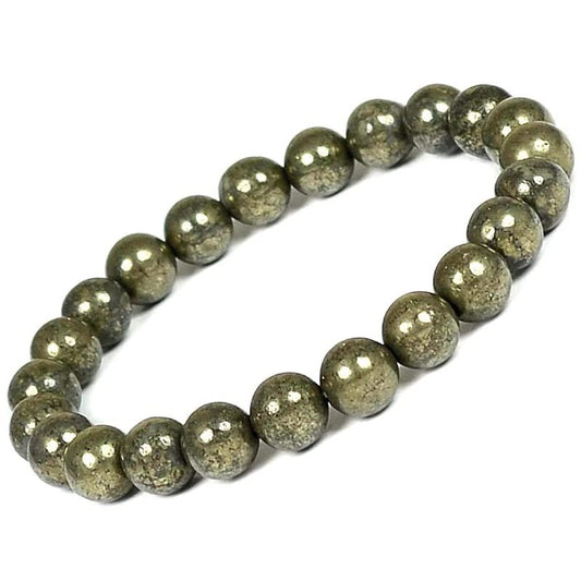 CERTIFIED PYRITE BRACELET - FOR ENERGY,STRENGTH,WILLPOWER AND CONFIDENCE