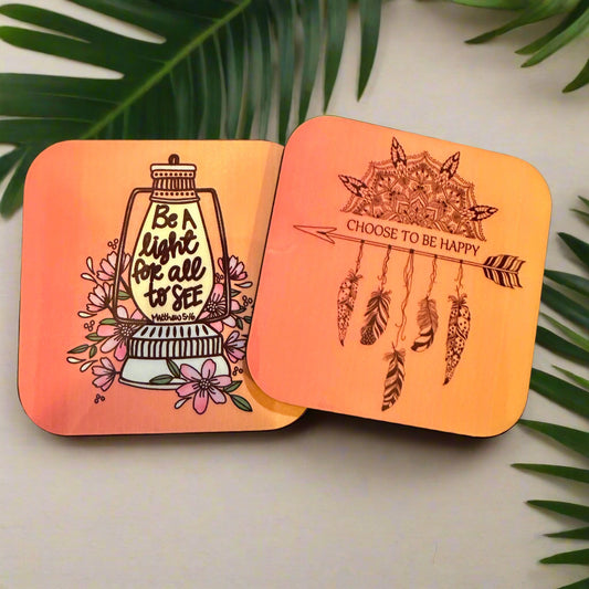 Positivity Coasters - Set Of 2