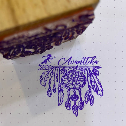 Personalized Name Stamp - Dreamcatcher