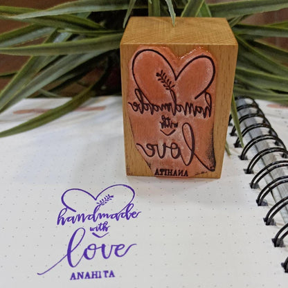 Handmade with Love - Name Stamp