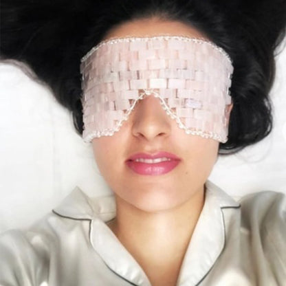 ROSE QUARTZ EYE MASK - GET SOME SELF-LOVE & DE-STRESS!